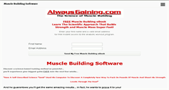 Desktop Screenshot of alwaysgaining.com