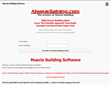 Tablet Screenshot of alwaysgaining.com